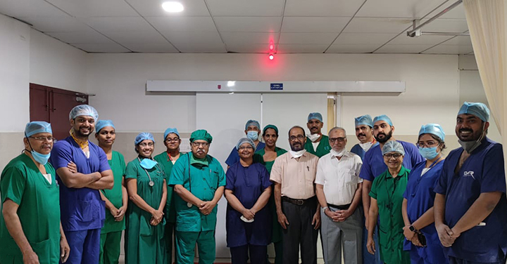 Thrissur Daya Royal Hospital successfully completes its first Robotic Surgery - first of its kind in Thrissur